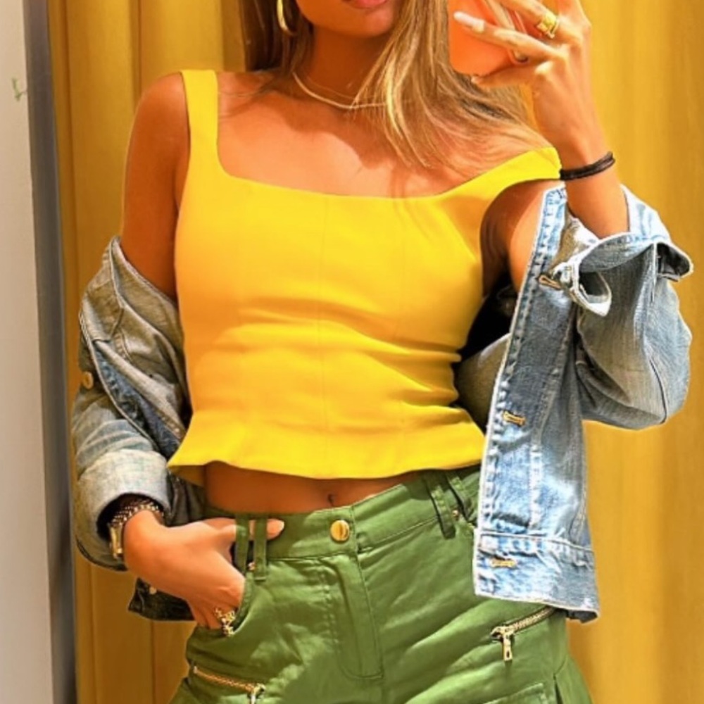 alice + olivia bustier